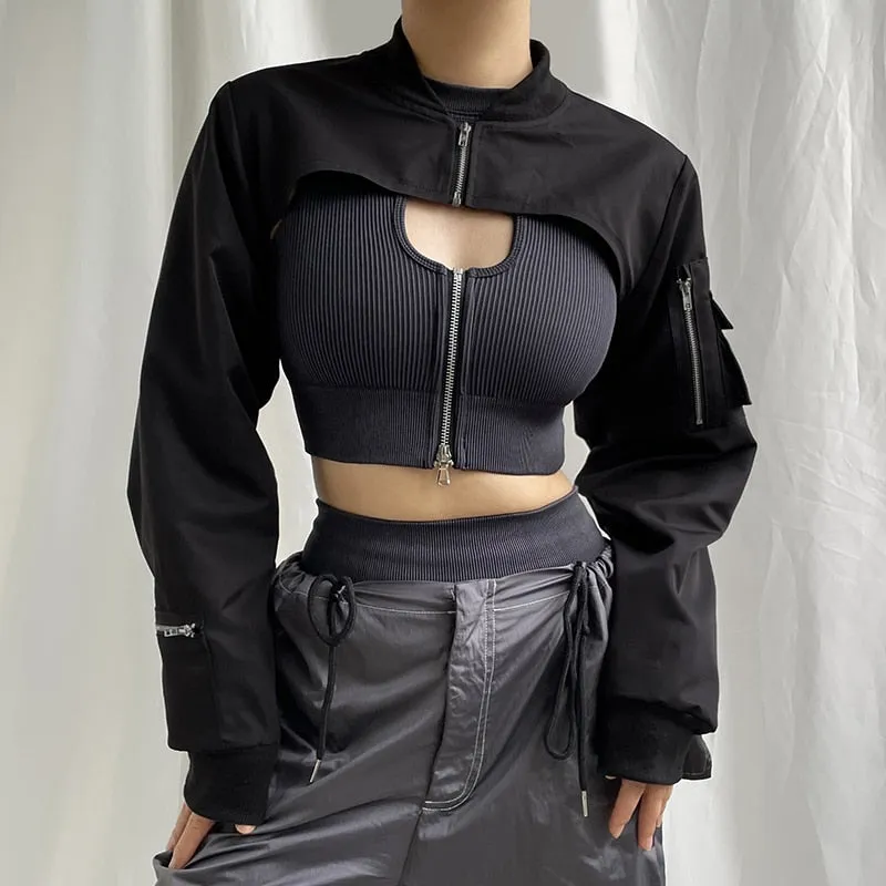 Super Cropped Utility Jacket