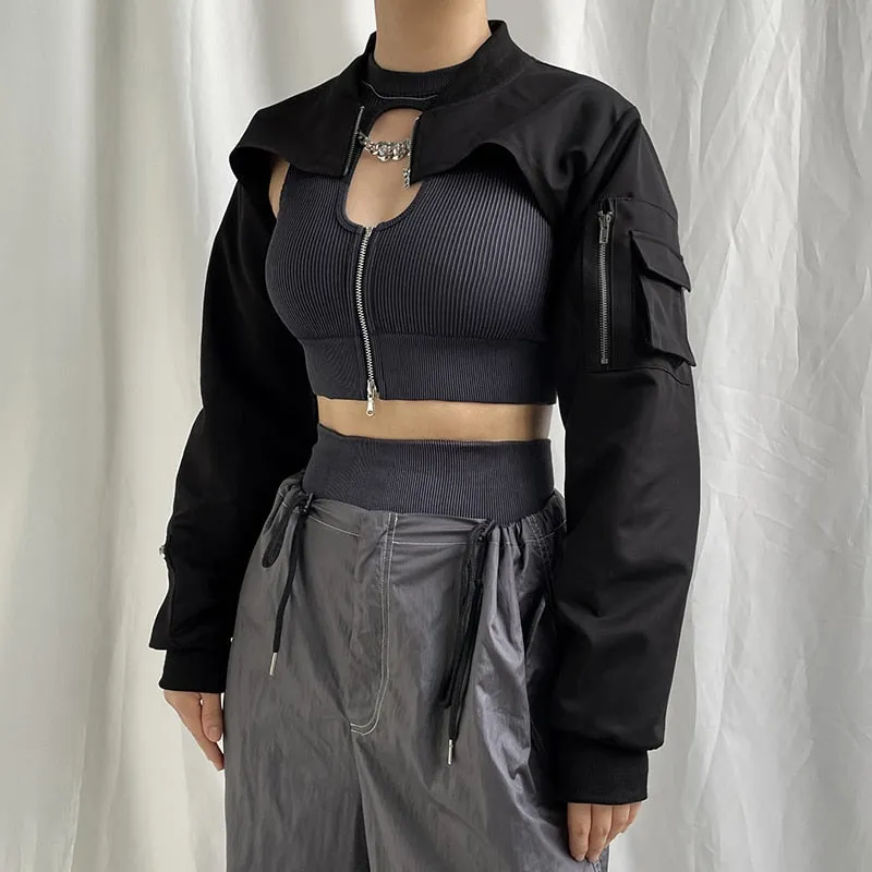 Super Cropped Utility Jacket