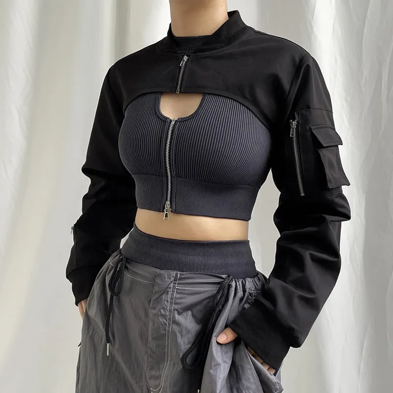 Super Cropped Utility Jacket