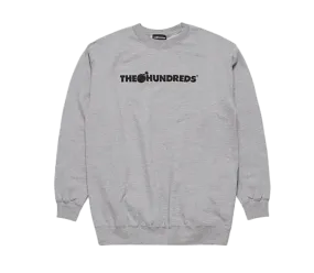 THE HUNDREDS CREWNECK CHARCOAL HEATHER - T17P102119