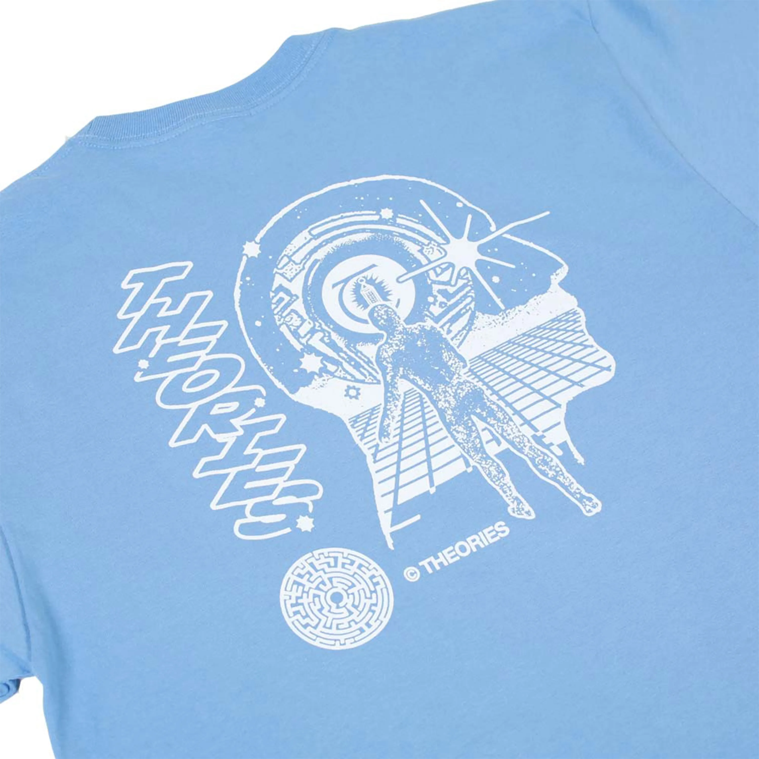 THEORIES GRIDWALKER 2 TEE SKY BLUE
