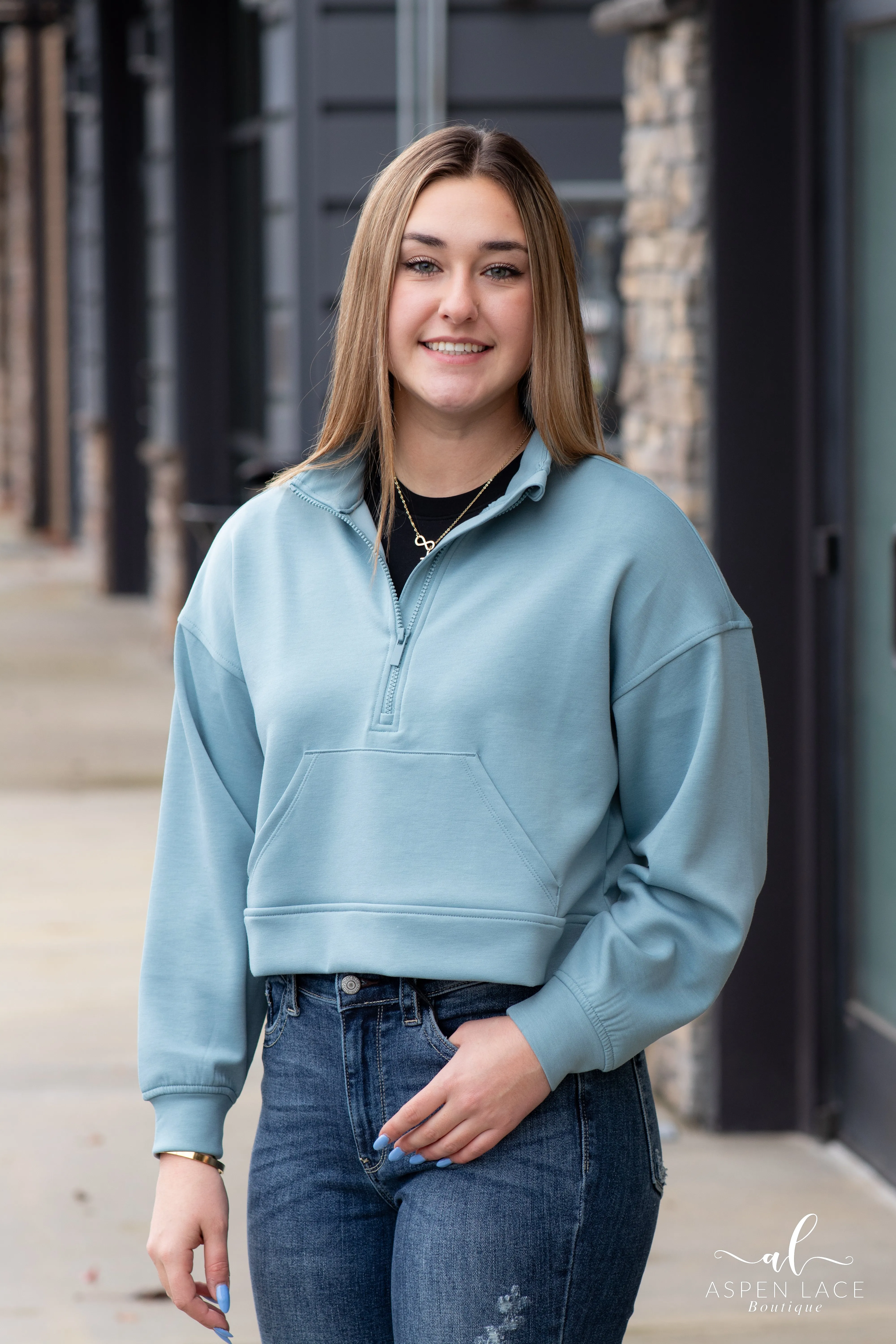 Tiema Scuba HalfZip (Blue Grey)