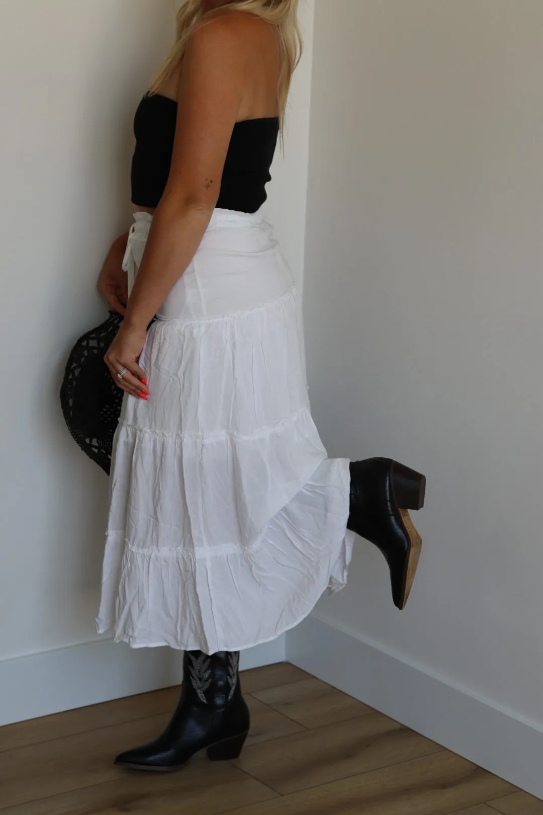 Tiered Maxi Skirt