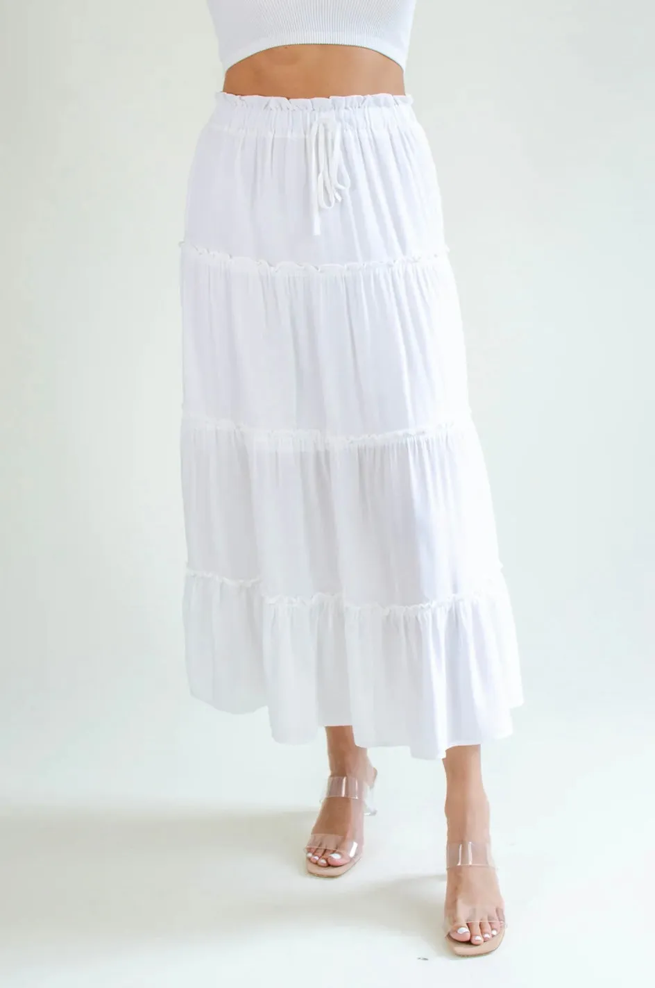 Tiered Maxi Skirt