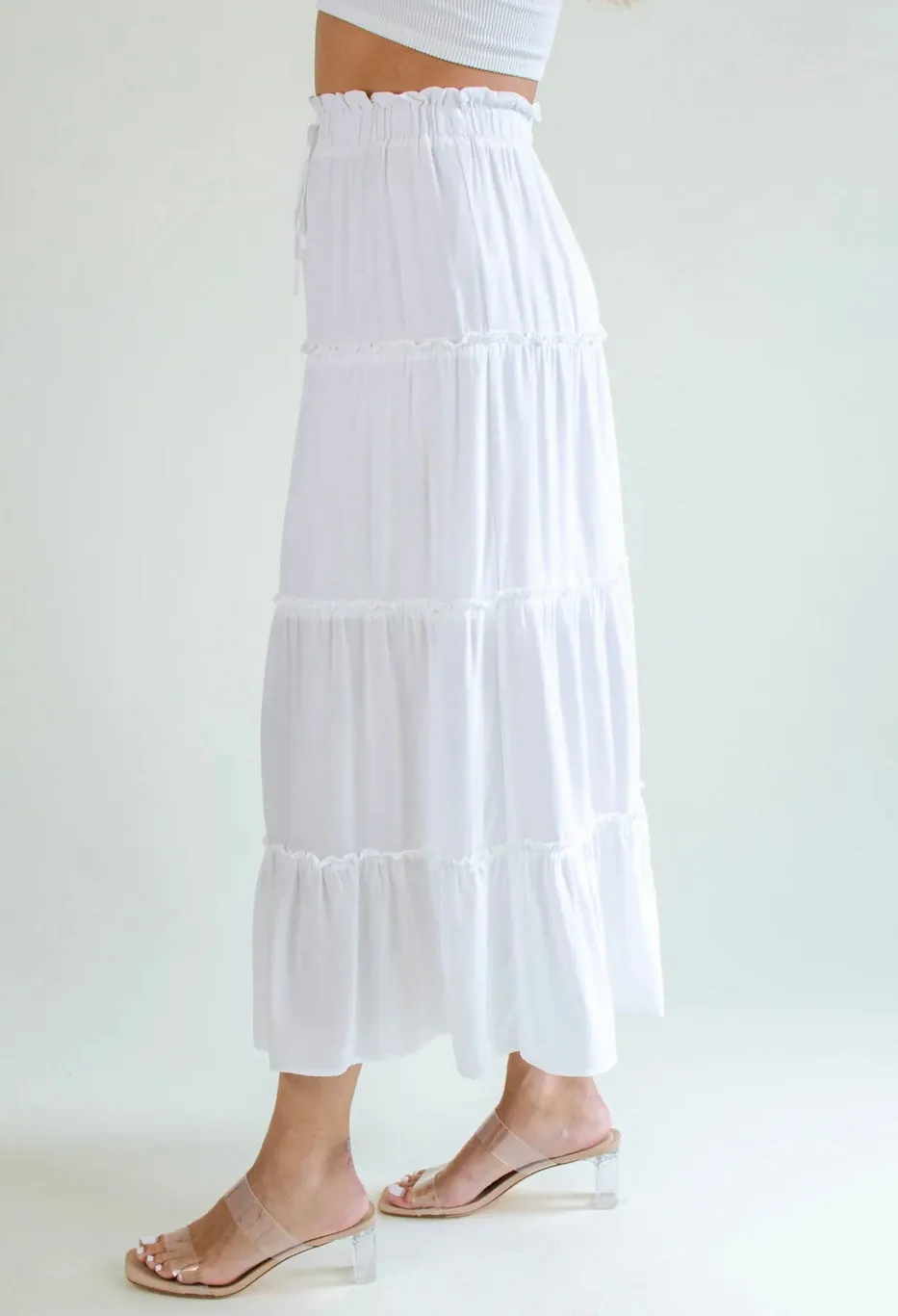 Tiered Maxi Skirt