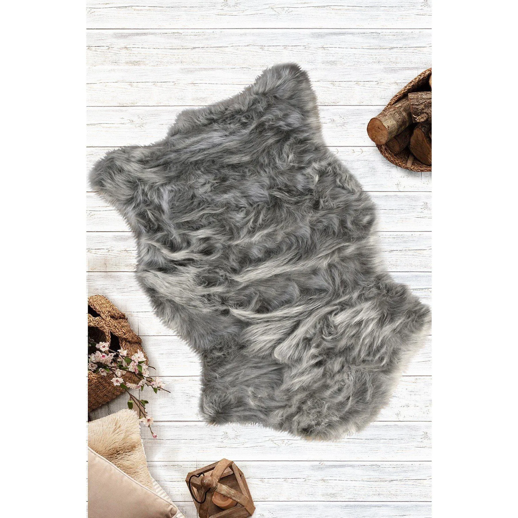 Tita - Grey (60 x 90)  Bath Mat