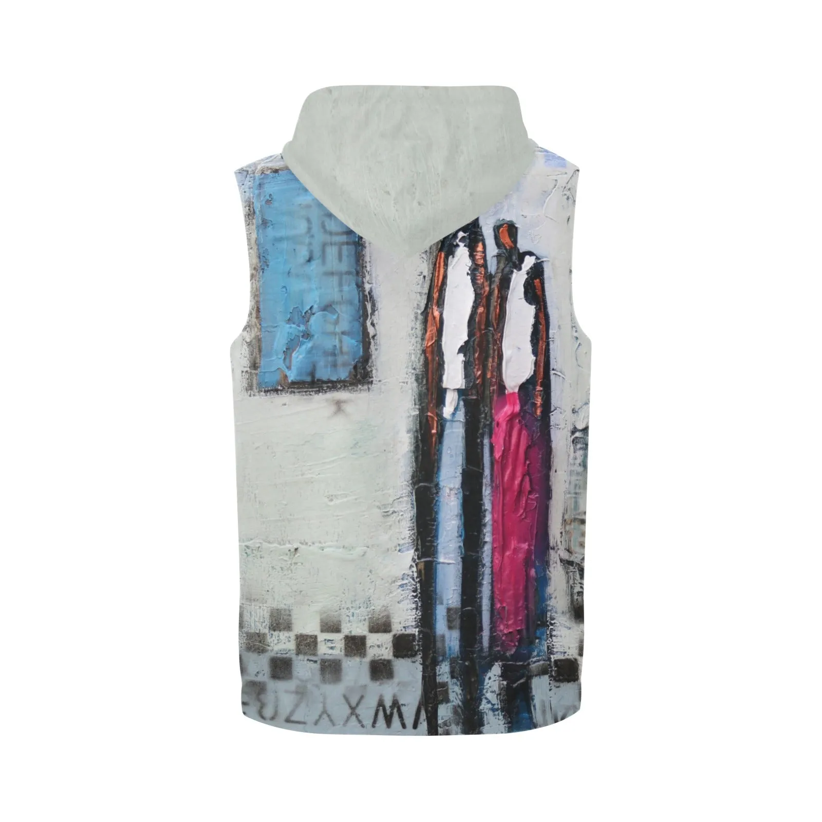 Together Men's Full Zip Sleeveless Hoodie
