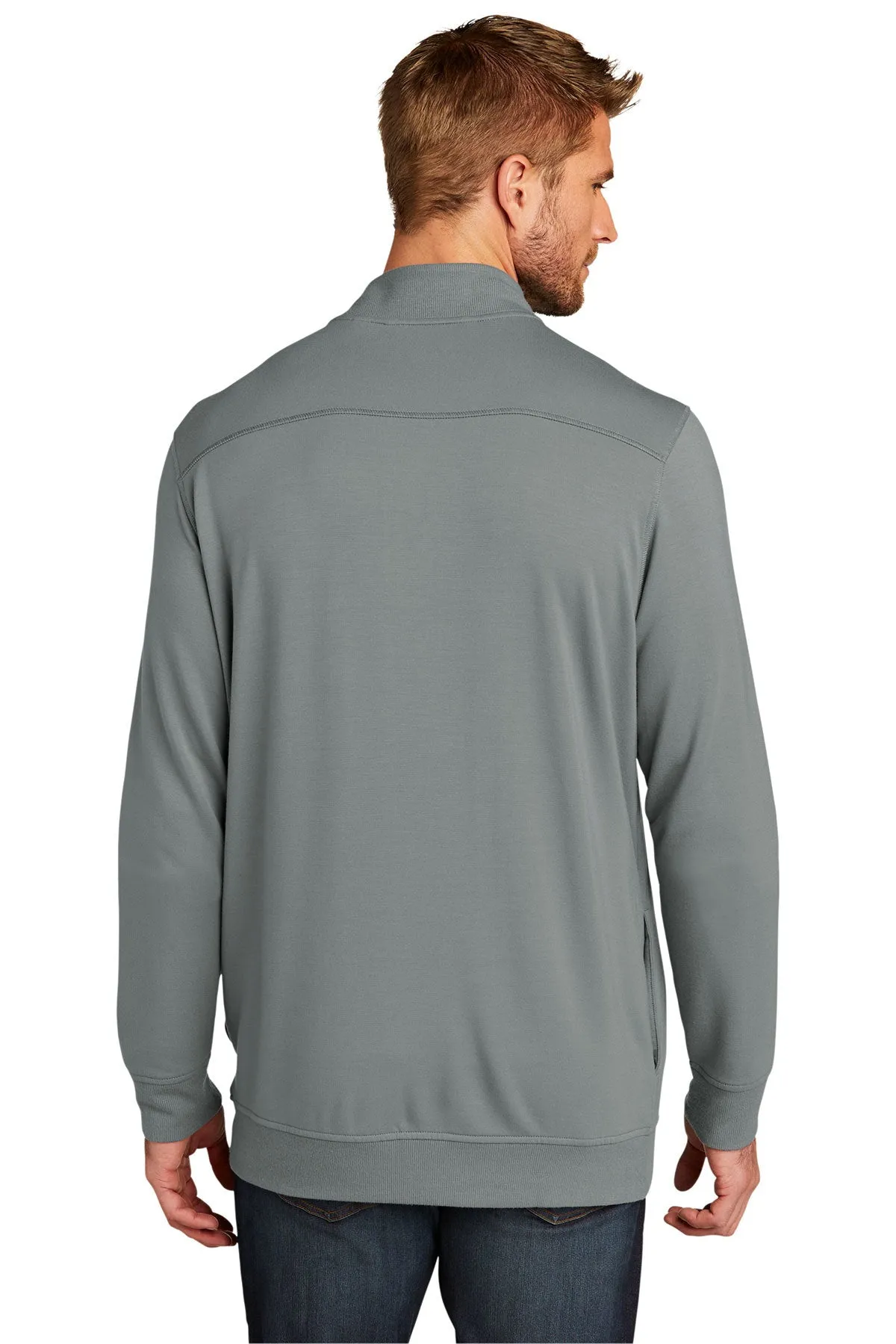 TravisMathew Newport 1/4-Zip Fleece Quiet Shade Grey