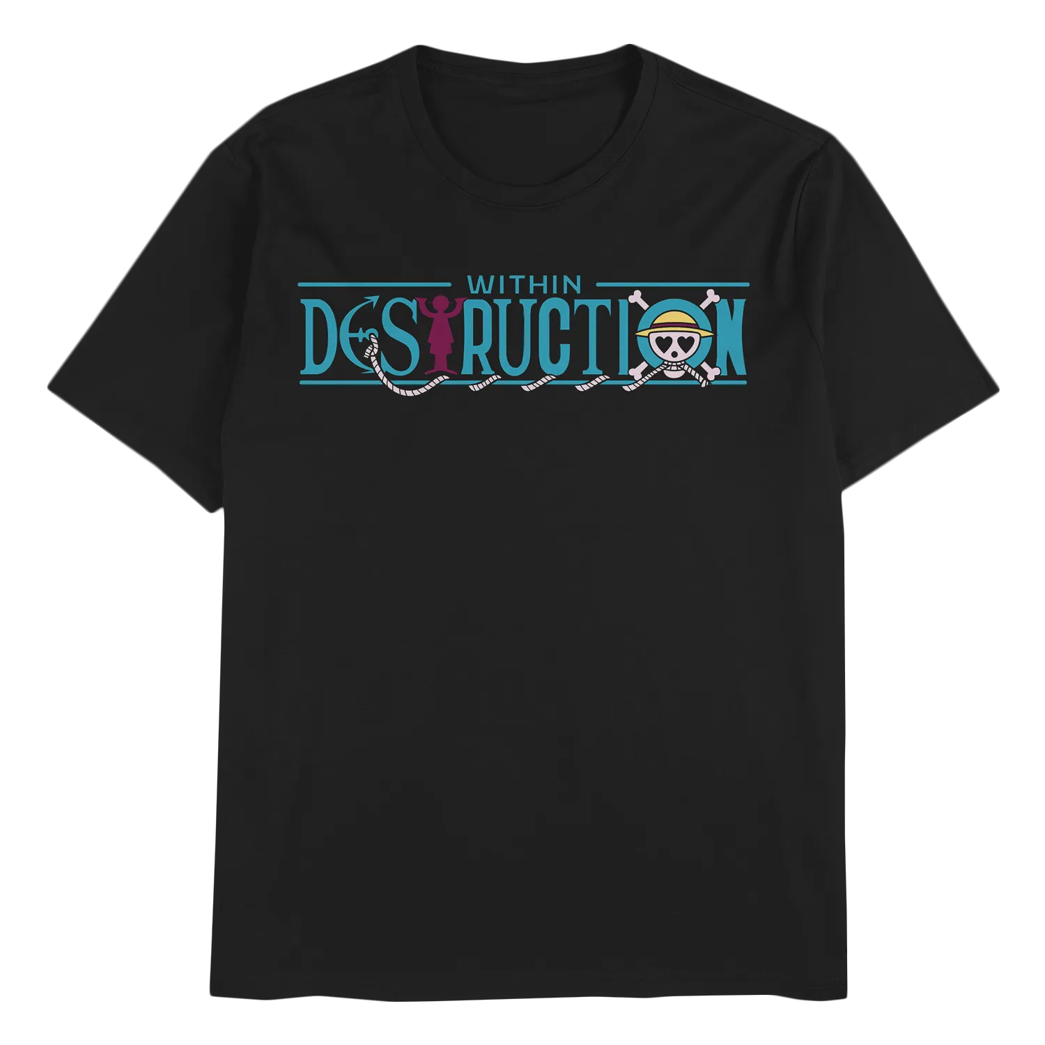 Treasure Skull - Black T-Shirt