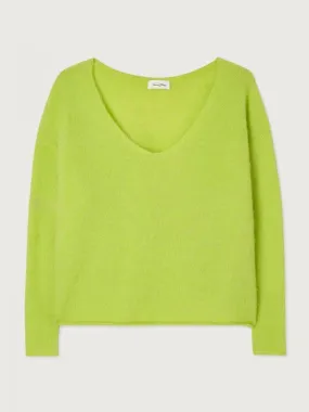 Tyji  V Neck - Jaune Flou