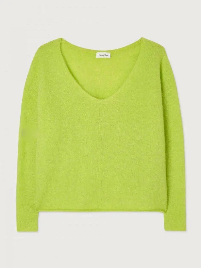 Tyji  V Neck - Jaune Flou