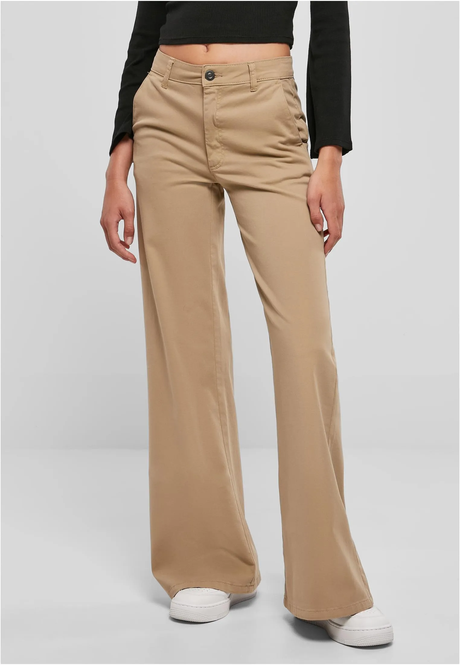 UC High Waist Wide Leg Chino Pants