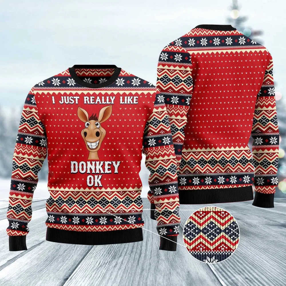 Ugly Christmas Sweater JulesRoche All-Over-Print Design