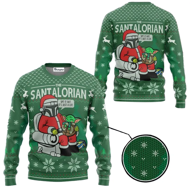 Ugly Christmas Sweater JulesRoche All-Over-Print Holiday Fashion