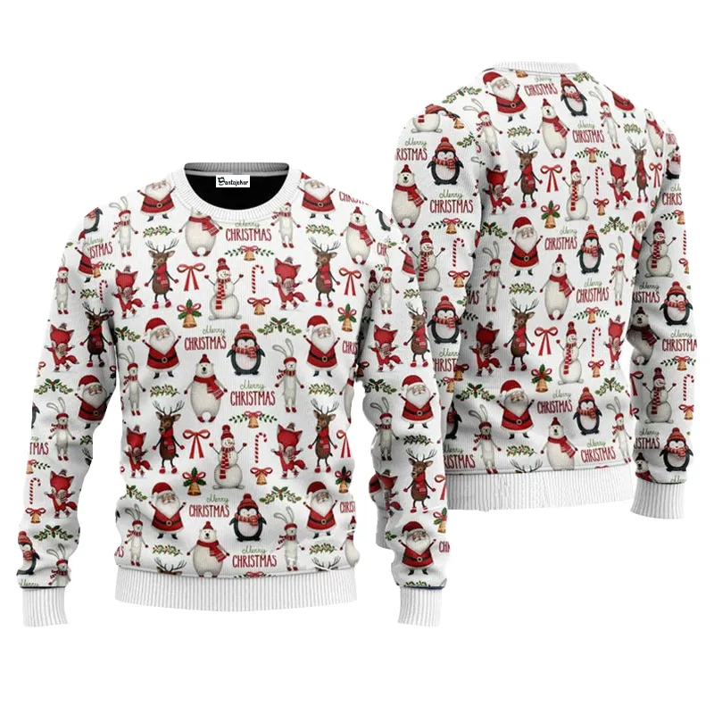 Ugly Christmas Sweater JulesRoche Women's All-Over Print Jumper