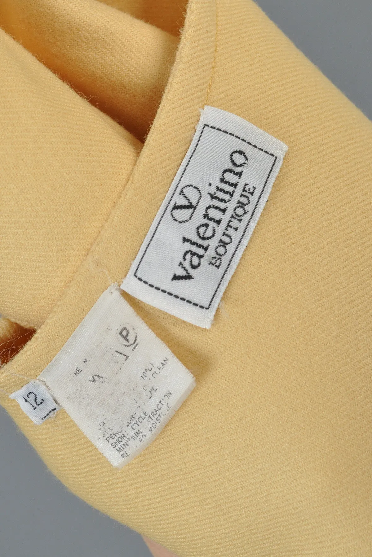 Valentino Pastel Colorblock Swing Coat