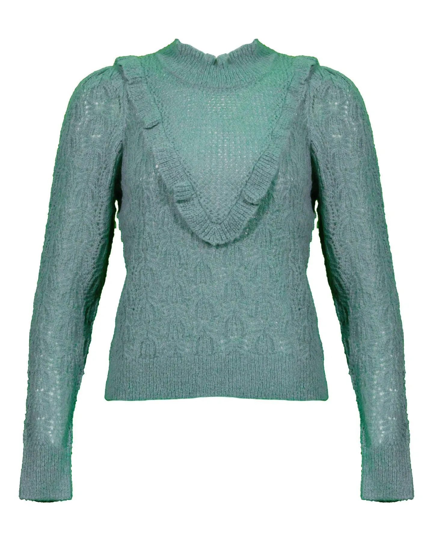 Veronica Beard Sorina Ruffled Sweater