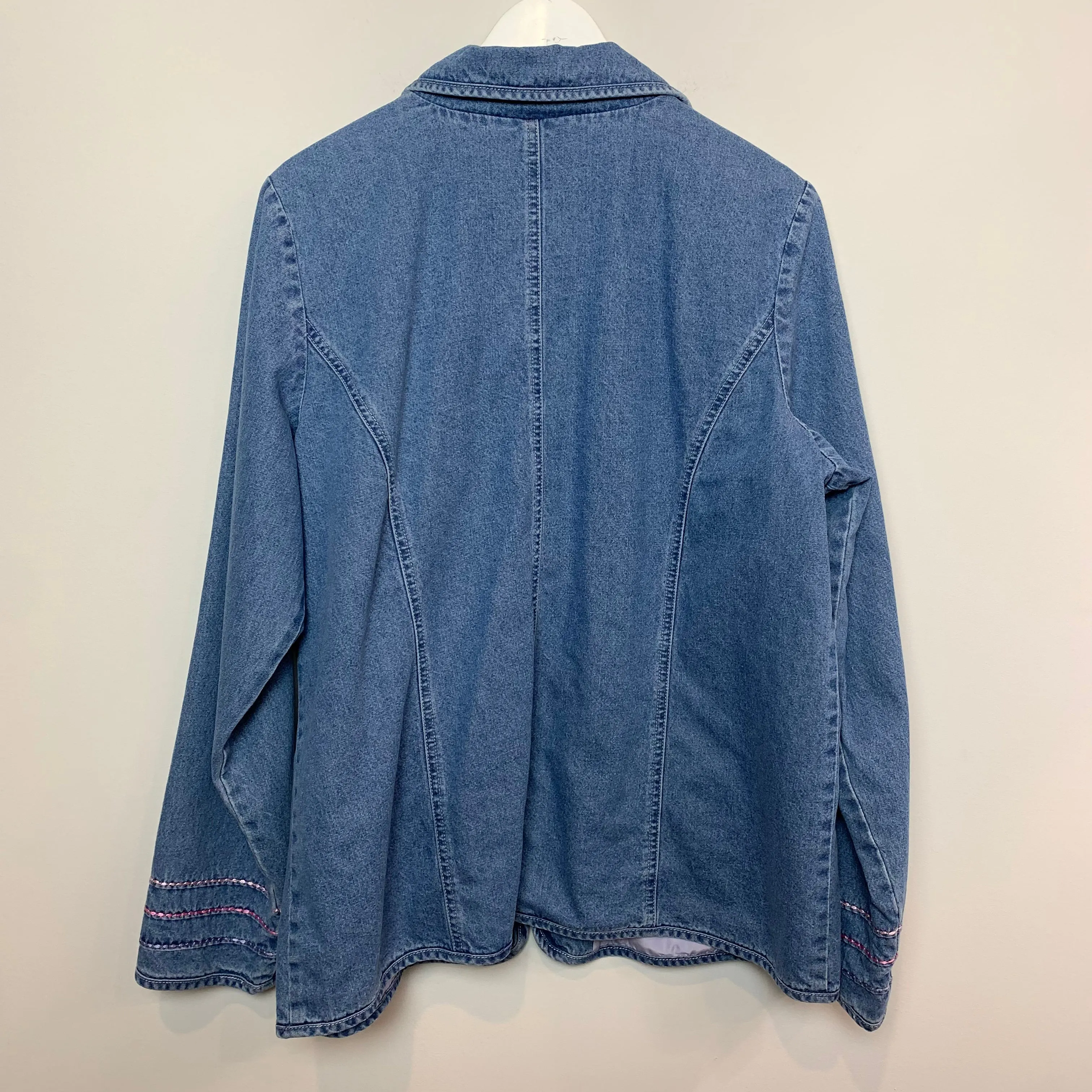 Vintage denim & Co Jean Denim Chore Coat XL Cotton