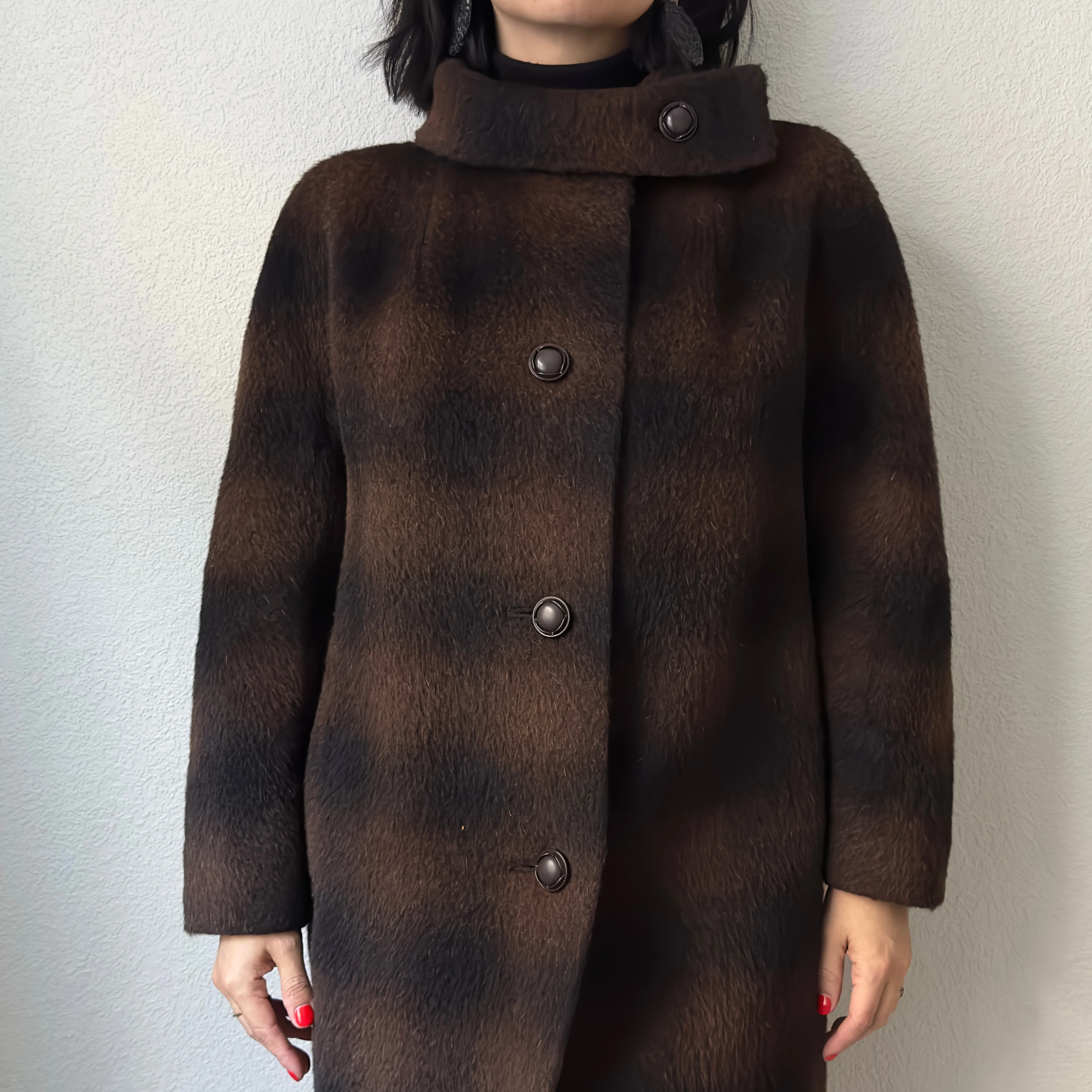 Vintage Pure Llama Coat - size M