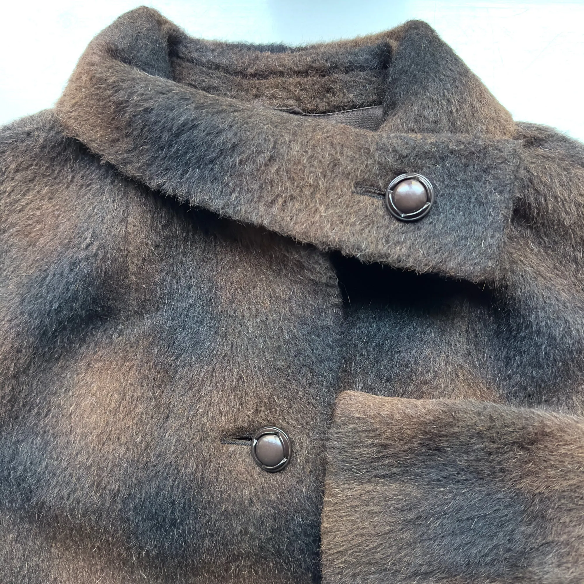 Vintage Pure Llama Coat - size M