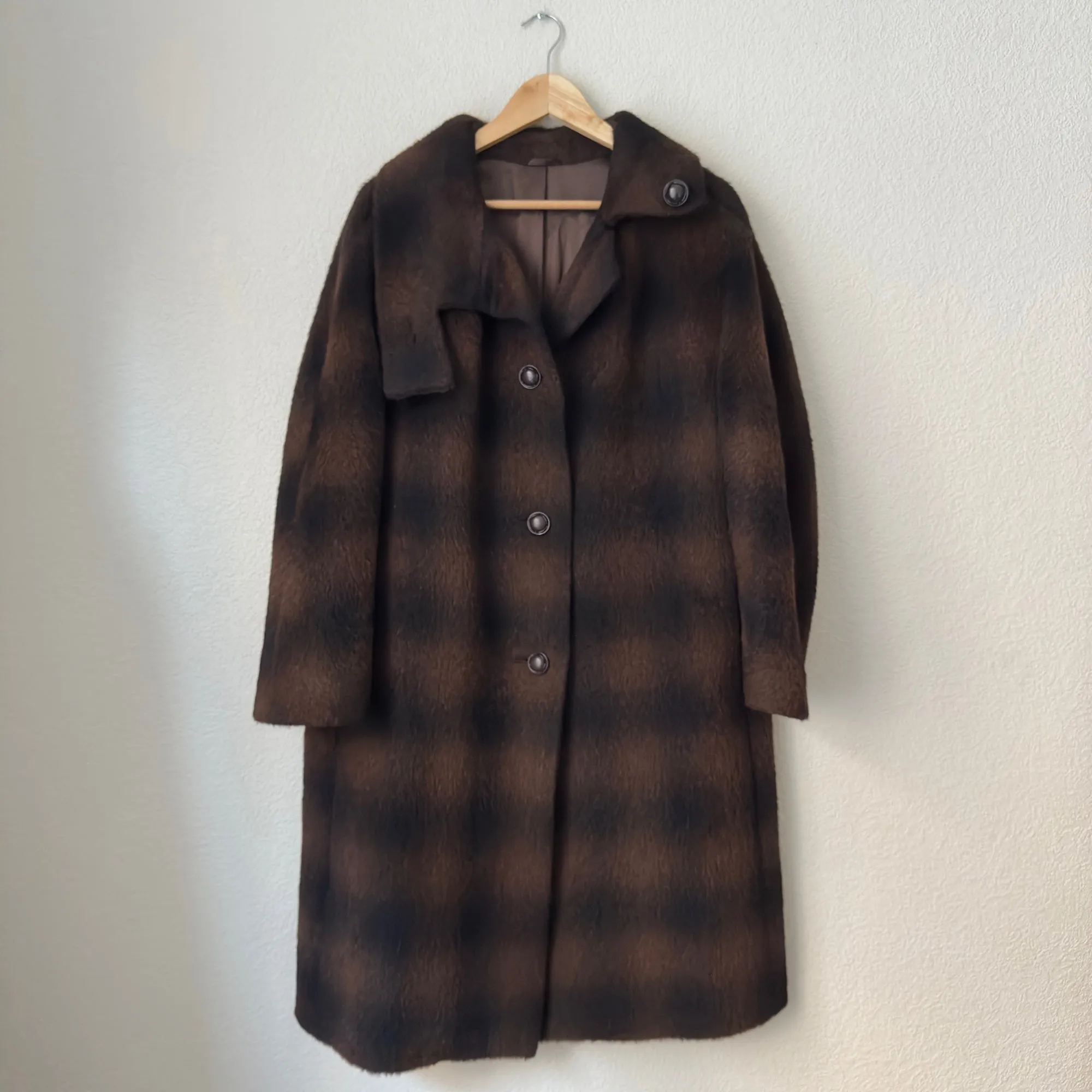 Vintage Pure Llama Coat - size M
