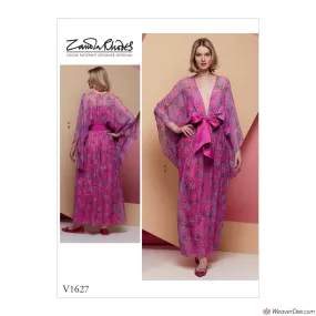 Vogue Pattern V1627 Misses' Special Occasion Dress & Sash