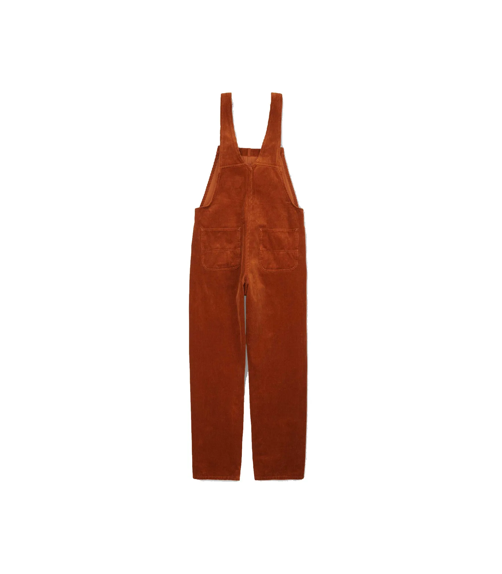 W Bib Overall Straight - Brandy