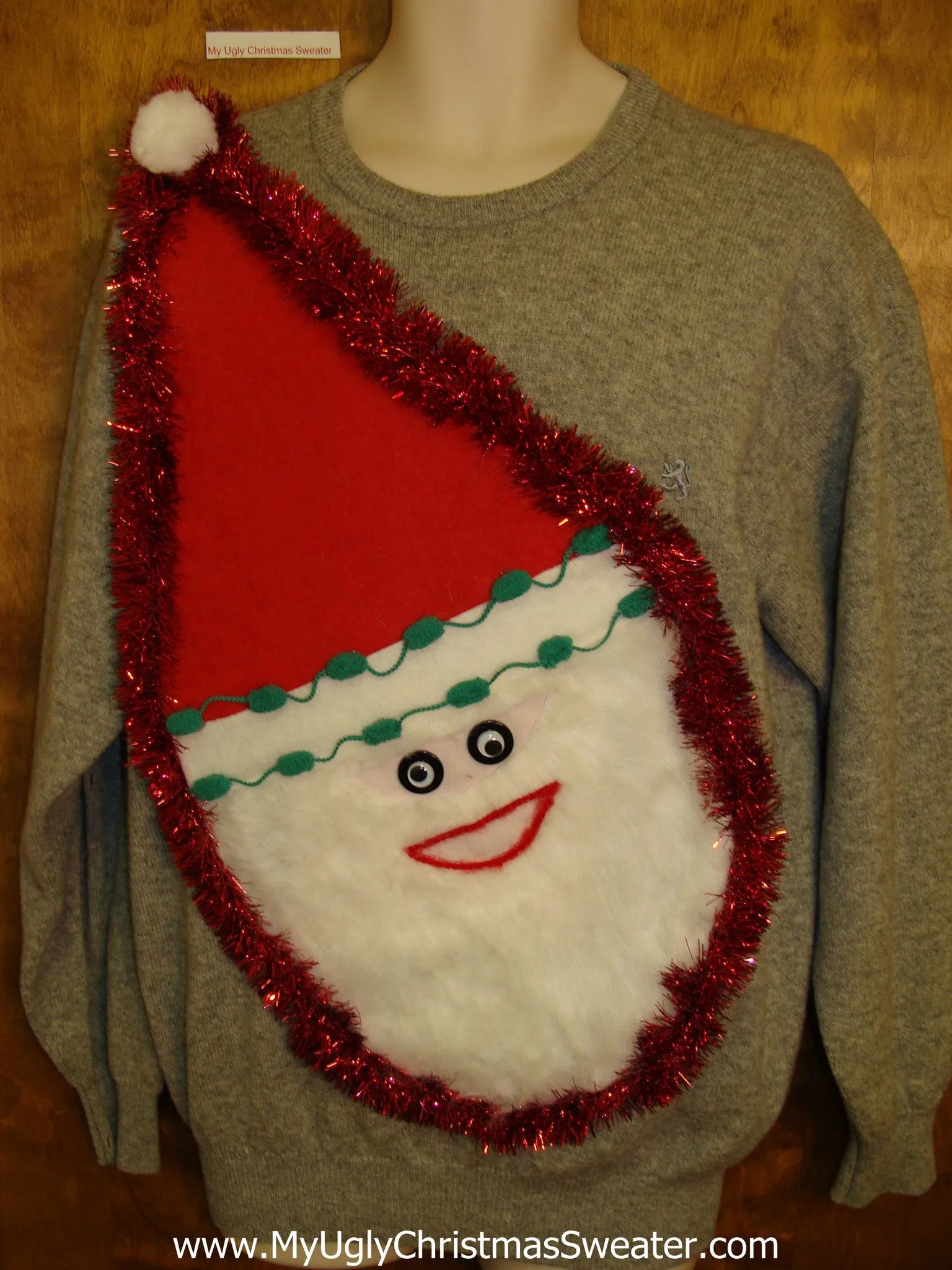 Wacky Santa Ugly Christmas Sweater