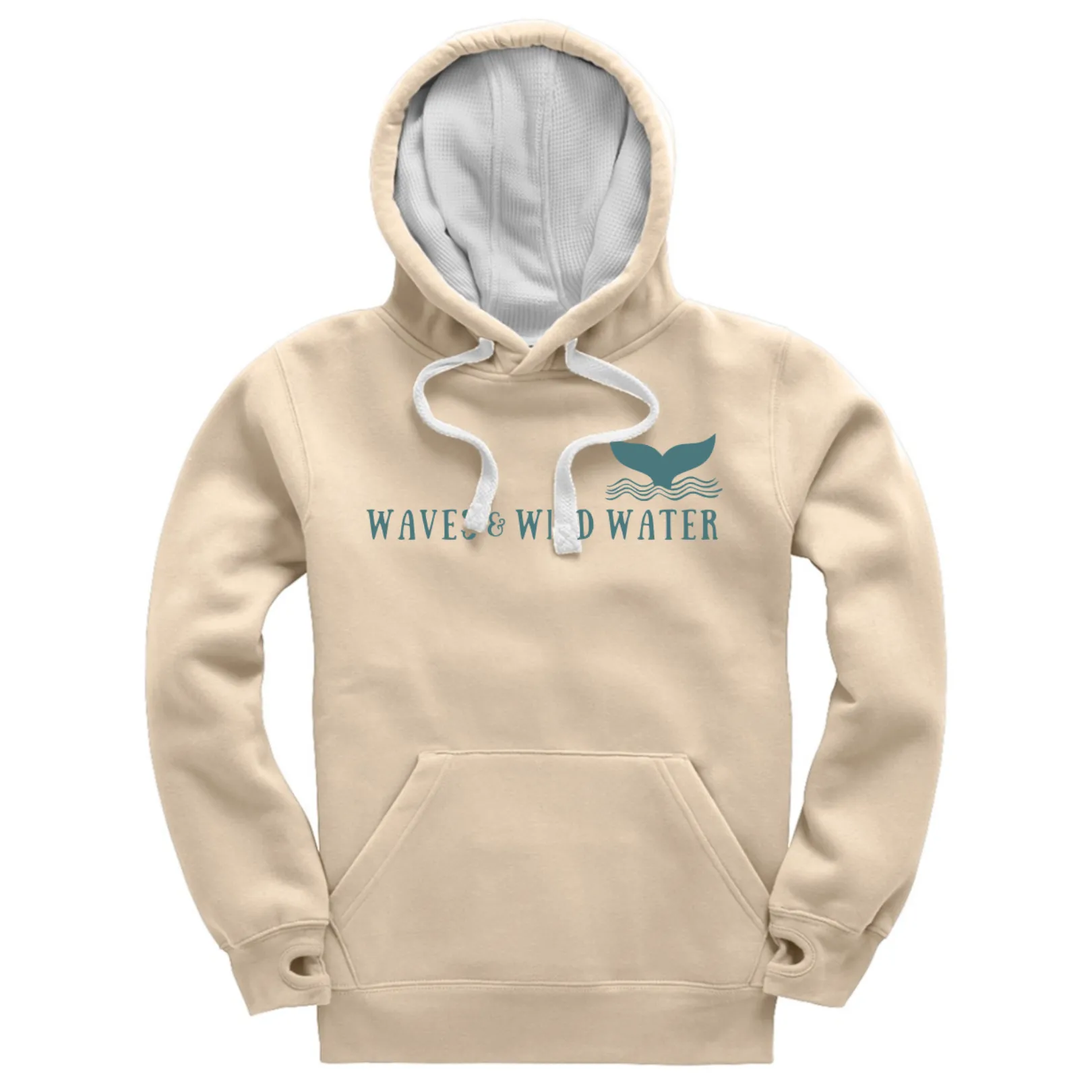 'WAVES' Winter Swim Unisex Hoodie