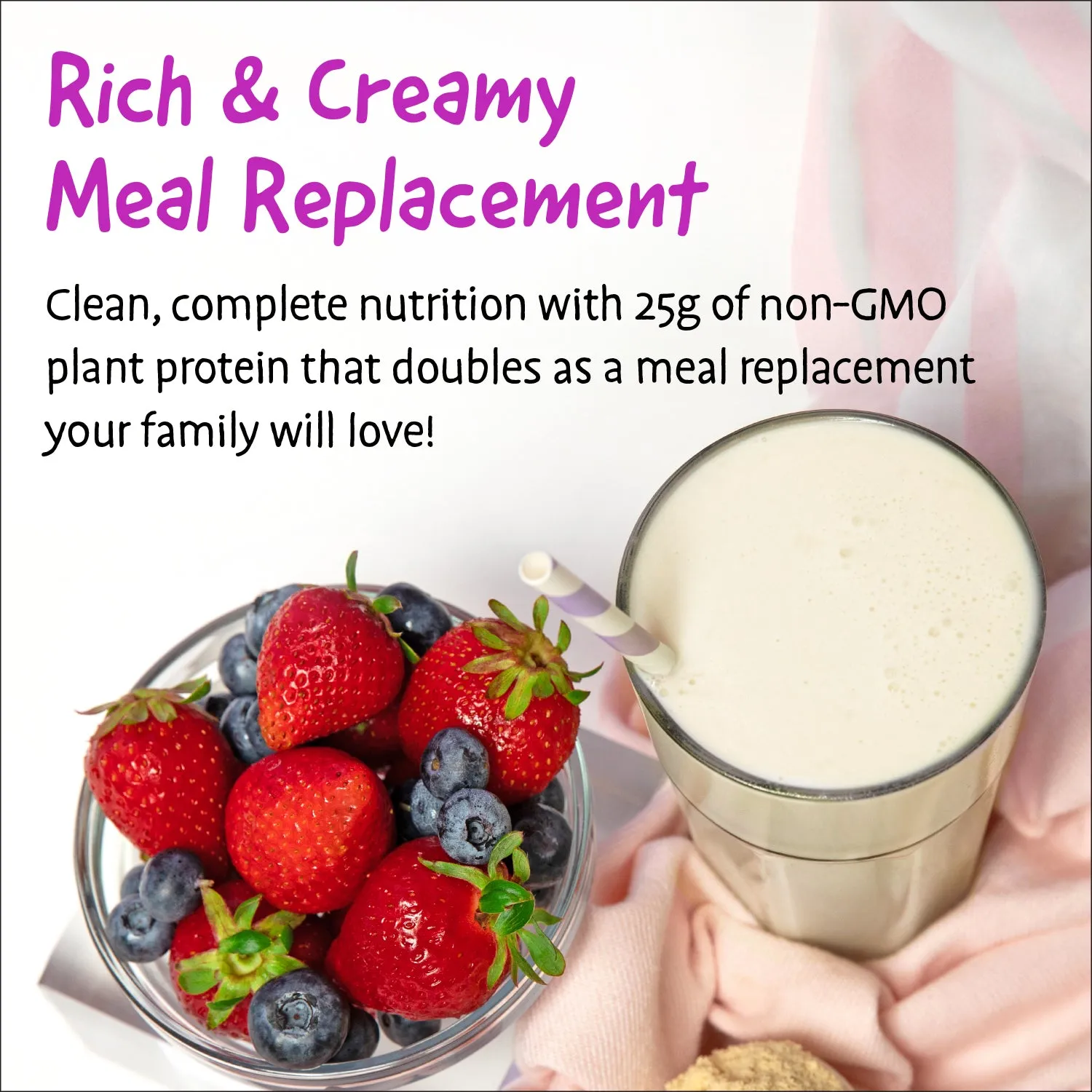 Weight Loss Shake Meal Replacement - Vanilla Créme (18 Servings)