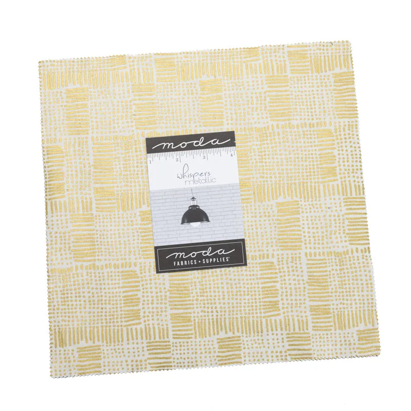 Whispers Metallic Junior Layer Cake