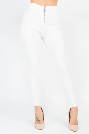 White High Waist Denim Jeans