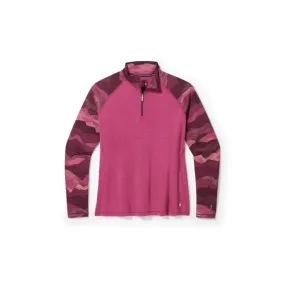 Women's Classic Thermal Merino Base Layer Pattern 1/4 Zip Plus