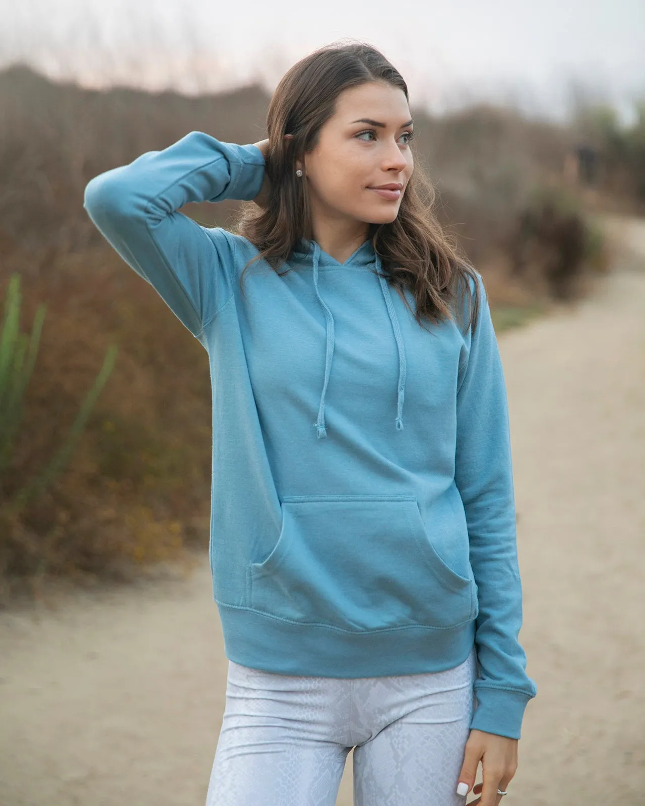 Women's Lightweight Pullover Hooded Sweatshirt
