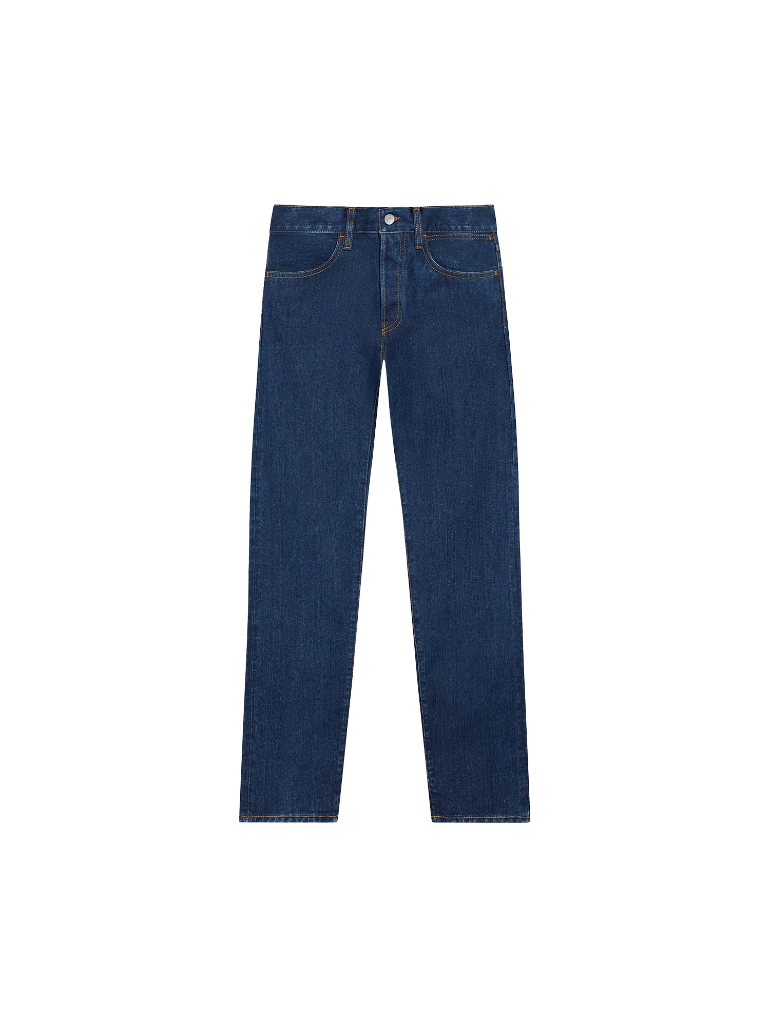 Womens Nettle Denim Straight Leg Jeans—mid wash