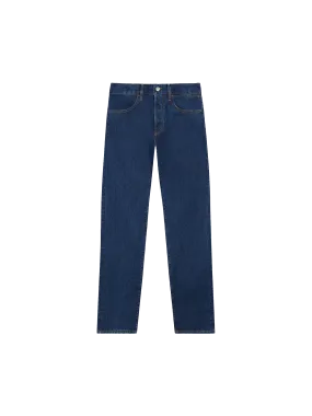 Womens Nettle Denim Straight Leg Jeans—mid wash