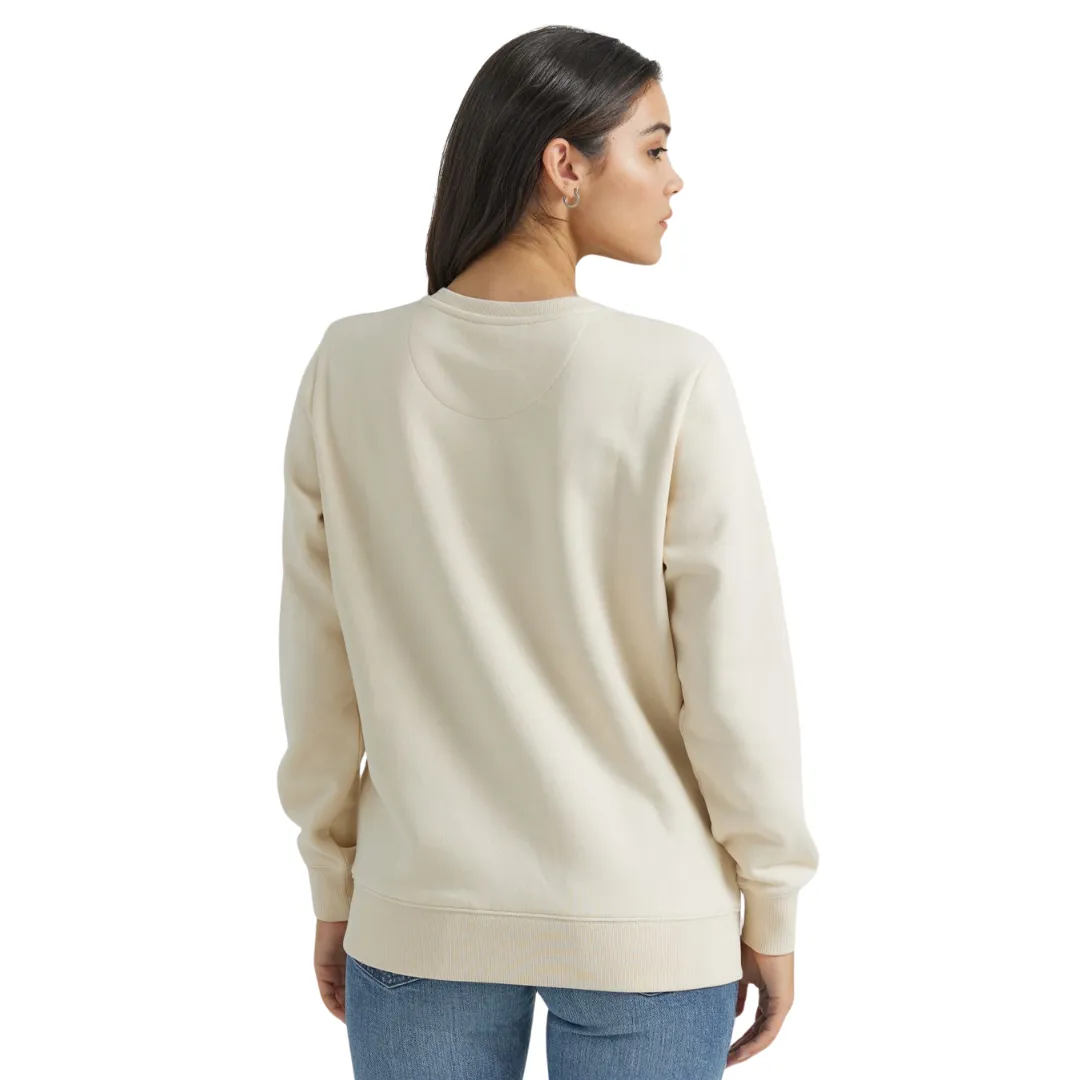 Wrangler Retro® Crew Pullover - Regular Fit Whitecap Gray- 112350129