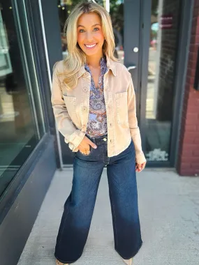 Z Supply All Day Cropped Washed Jacket