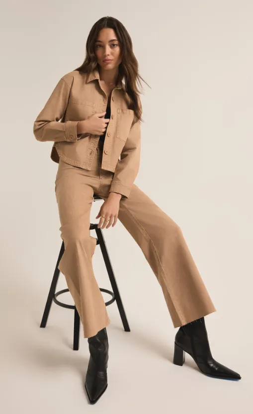 Z Supply All Day Cropped Washed Jacket