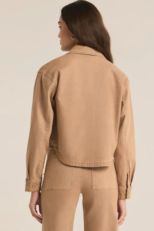 Z Supply All Day Cropped Washed Jacket
