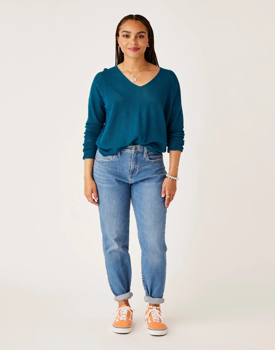 Zella Mesh Pullover: Azul