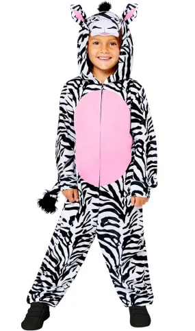 Zibbie Zebra Overall Kostüm für Kinder